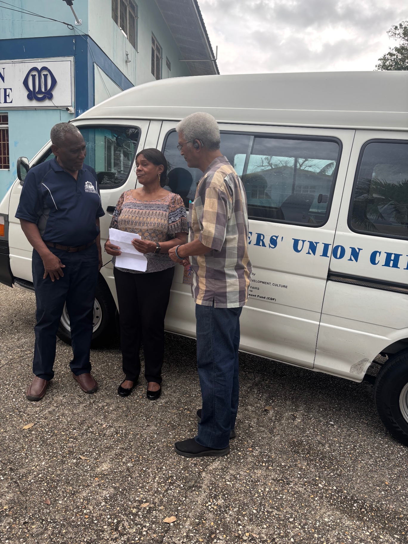 OJMG Services team supporting the Mothers Union Home by repairing their van